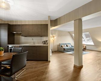 شور هوتل إستوديو - بيست ويسترن، أولي بول - بيرغن - غرفة نوم