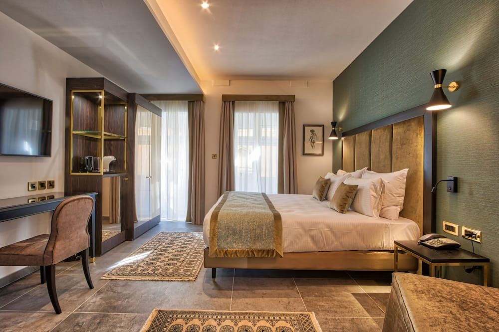 Bedroom view of Palazzo Rosaria Boutique Hotel