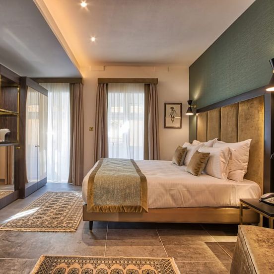 Bedroom view of Palazzo Rosaria Boutique Hotel