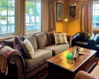 Cozy spacious cabin with sauna at Natrudstilen - Sjusjøen - Lounge
