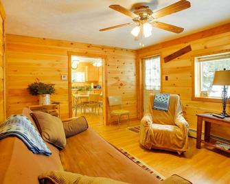 Cozy Interlochen Cabin with Dock 1 Mi to Green Lake - Interlochen - Living room
