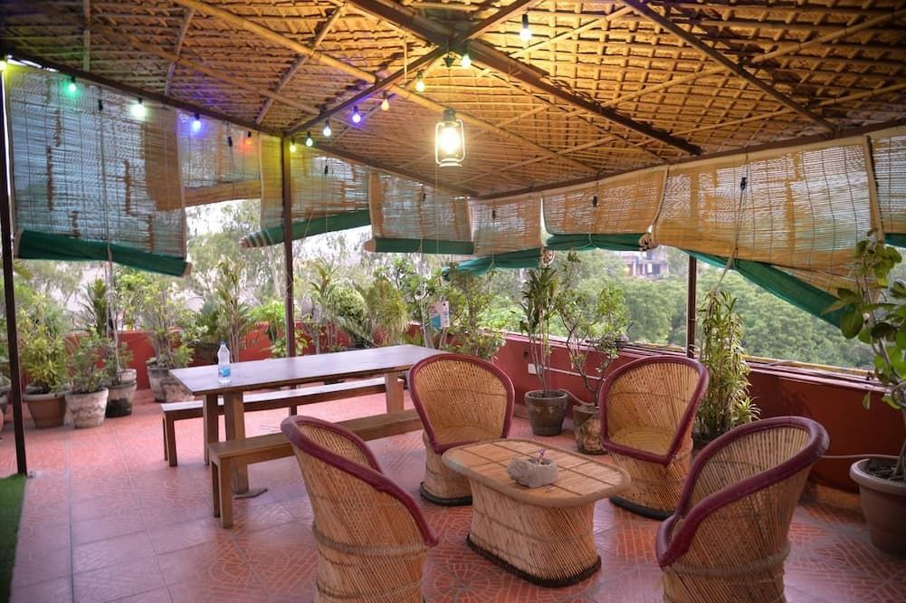 Hide-In Hostel Delhi - New Delhi - Patio