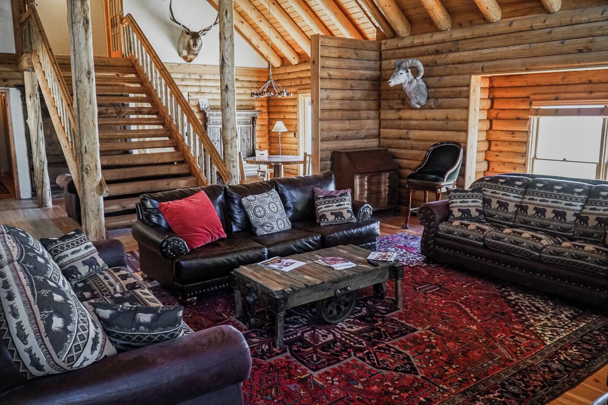 Heart Six Ranch - Moran - Wohnzimmer