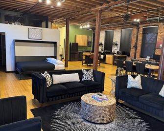 Brick City Loft - Newark - Pokój dzienny