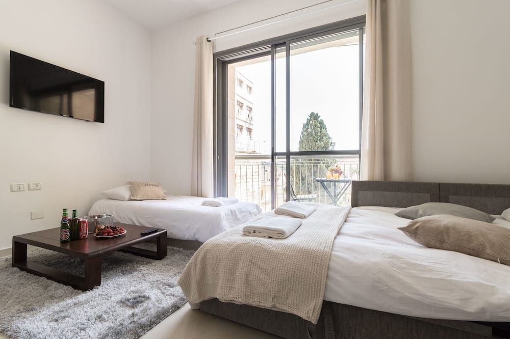 Yafo 35 -Isrentals - Jerozolima - Sypialnia