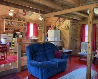 Red Cabin on the French Broad River - Hot Springs - Sala de estar