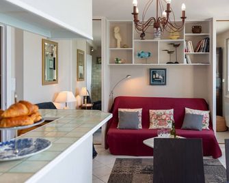 Les Reflets de la Houle - Cancale - Wohnzimmer