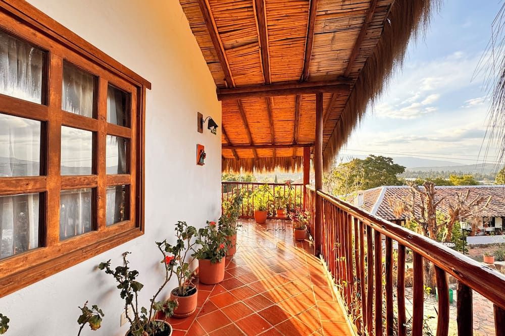 Posada Campestre La Casona - וילה דה ליבה - מרפסת