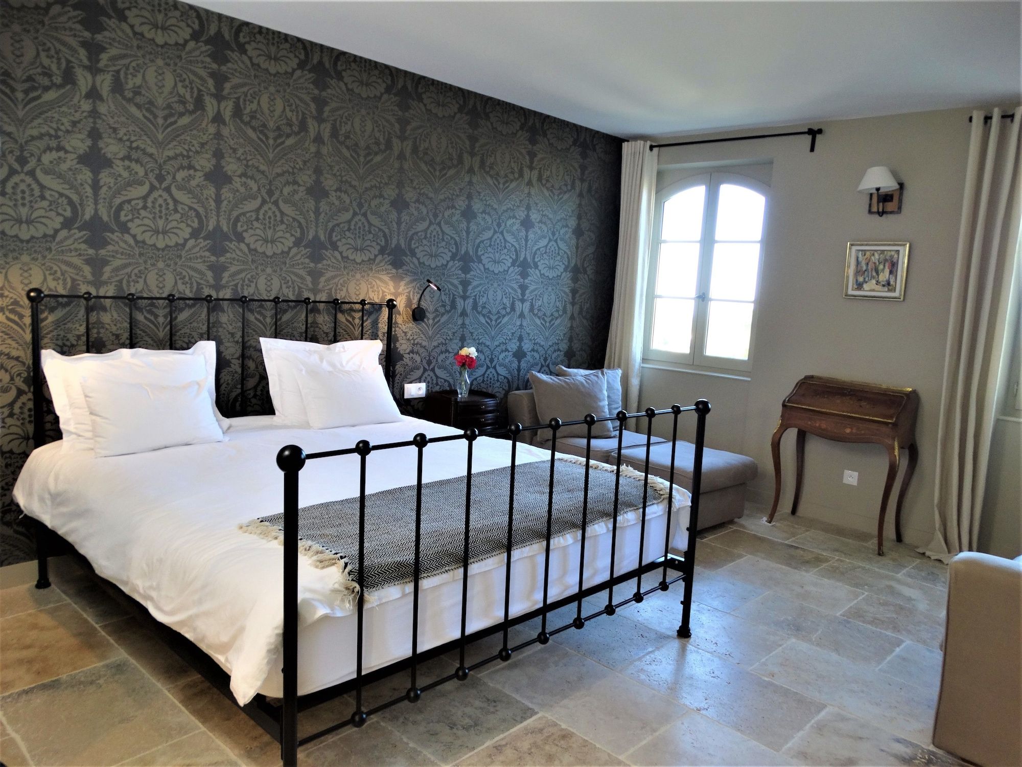 Château MontPlaisir charming b&b in Provence - Вальреас - Спальня