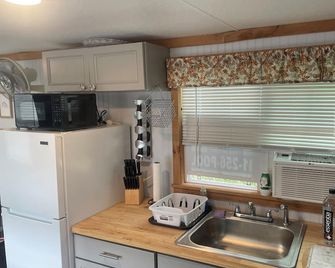 Secluded studio with lake view & fire pit for upstate getaway. Near Cooperstown - Delhi - Kitchen