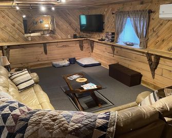 Cabin Where the Black top Ends - Franklin - Living room
