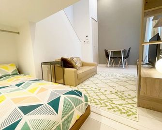 No 102 Near Kumamoto Station Children OK Enjoy staying in a stylish maisonette type / Kumamoto Kumamoto - Kumamoto - Bedroom