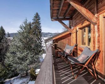 Luxury in Megève: For 8 people, Mt d'Arbois, 5min village and 5min from the slopes! - Megève - Balcony