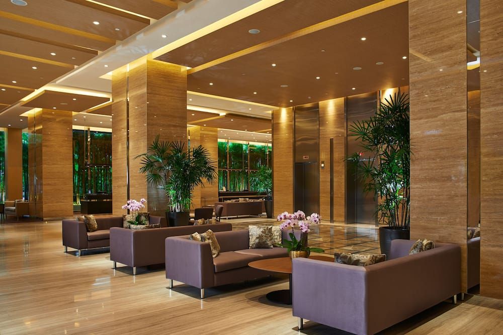 Lobby view of V E Hotel & Residence