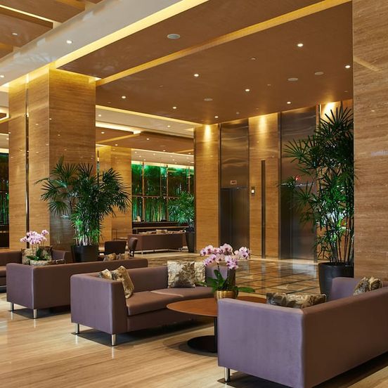 Lobby view of V E Hotel & Residence