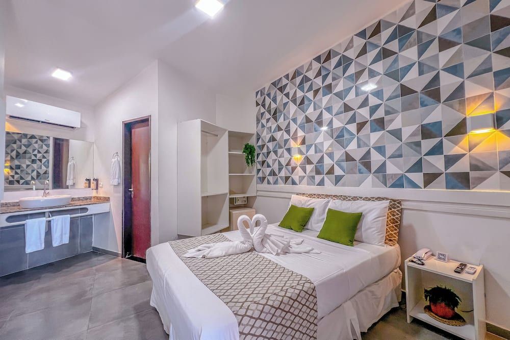 Pousada Pérola do Porto - פורטו דה גליניאש - חדר שינה