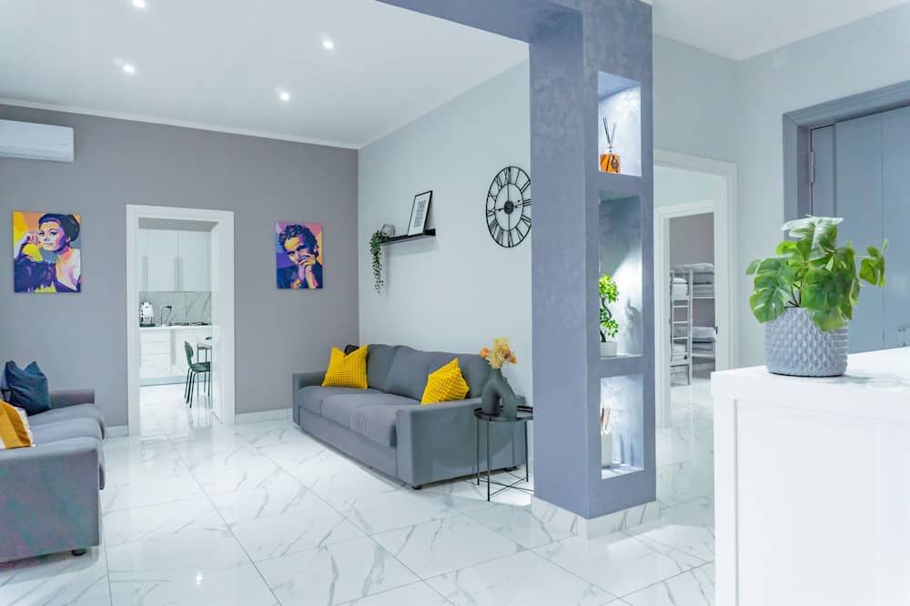 هوستل بارتينوب - نابليس - غرفة معيشة