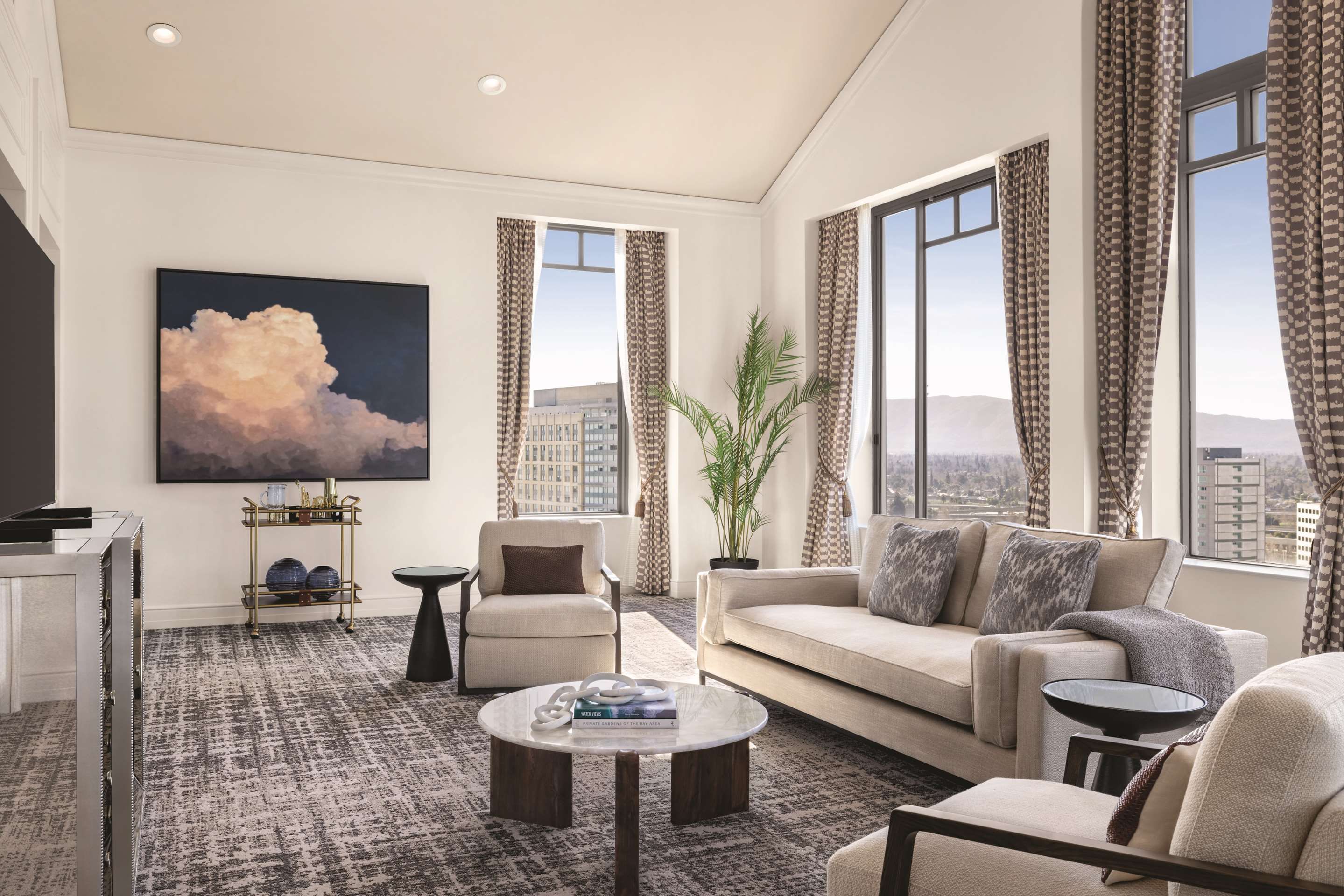 Living room view of Signia by Hilton San Jose