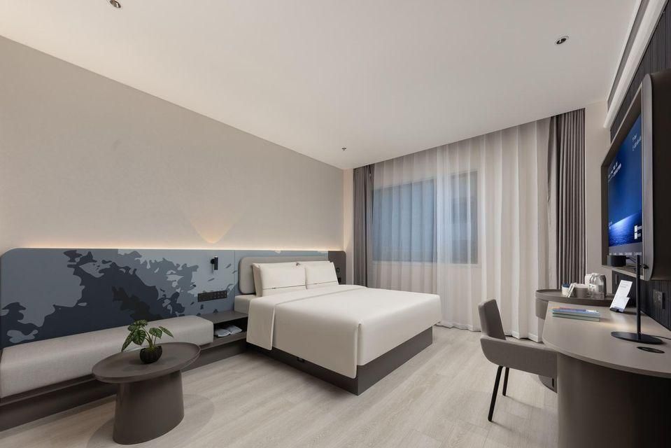 Atour Light Hotel Hefei South Station Baohe Mixc - Hefei - Schlafzimmer