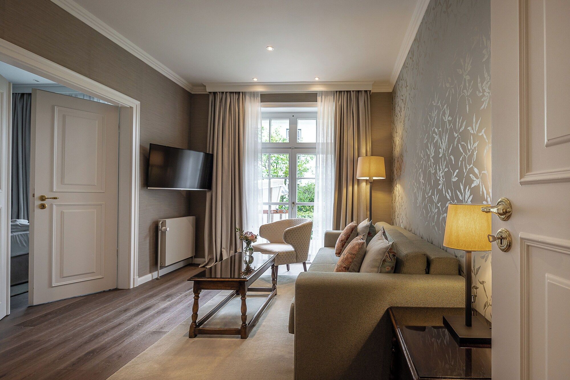 هوتل شتات هامبورج - Sylt - غرفة معيشة