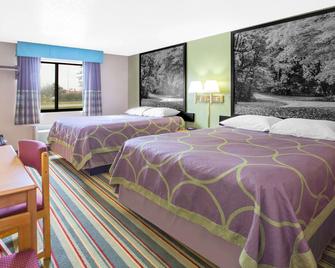 Super 8 by Wyndham Champaign - שמפיין סיטי - חדר שינה