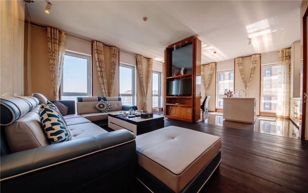 Taiyuan Musen Apartment - Taiyuan - Wohnzimmer
