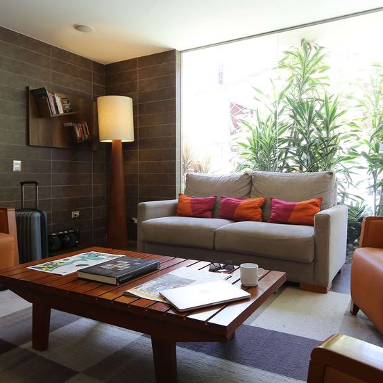 Living room view of Centro by Casa Andina