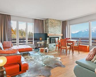 Magnifique appartement au centre de Crans-Montana - Crans-Montana - Soggiorno