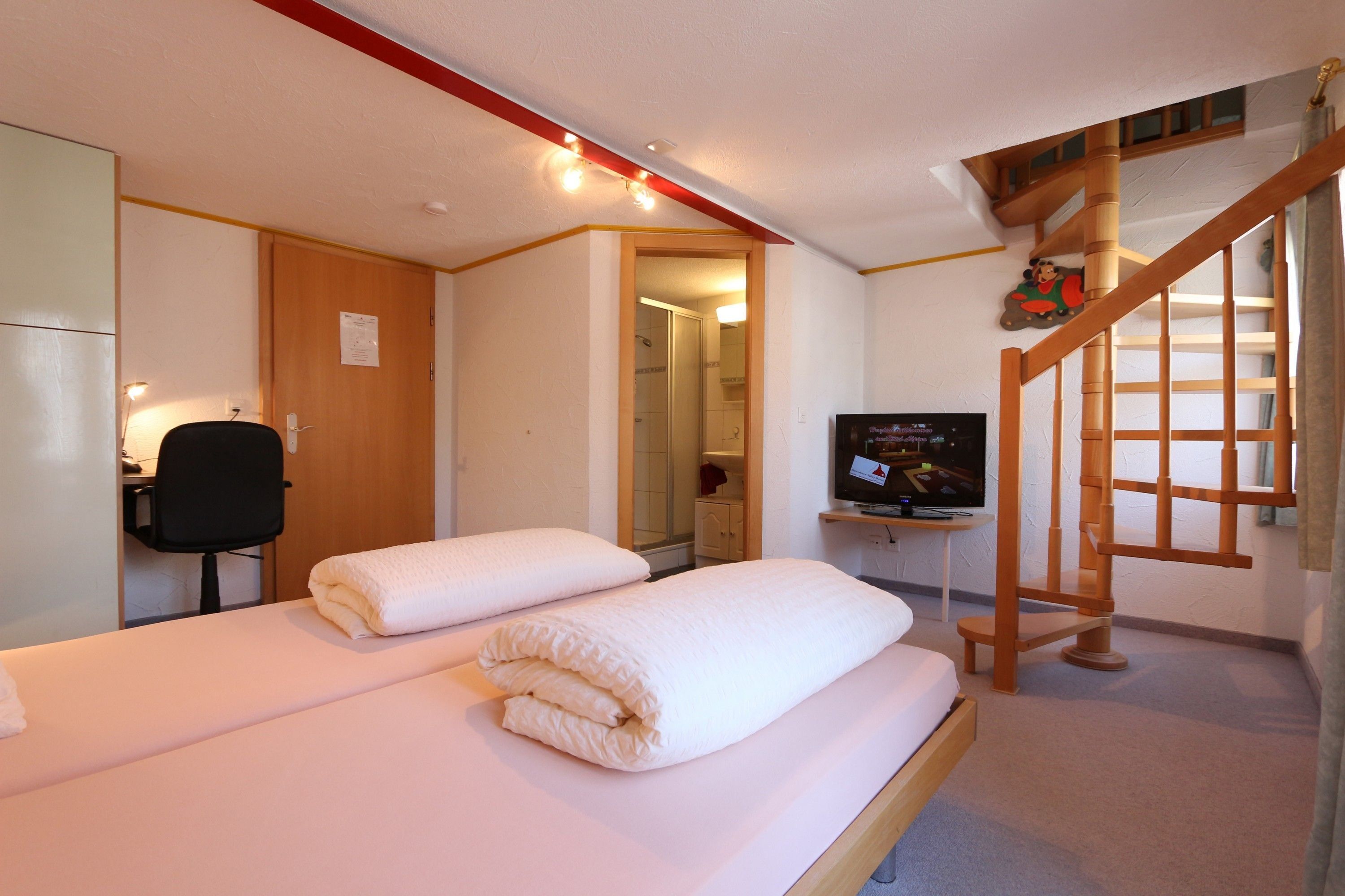 Hotel Alpina - Grächen - Camera da letto