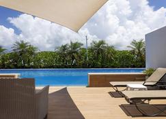 8min walk to beach | Rooftop pool and lounge - Puerto Aventuras - Pool