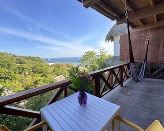 Charming Ocean View Apartment, Casa Xochi - San Agustinillo - Balcony