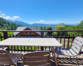 Chalet for 5 with balcony, pets allowed, garage, Chaillol 1600 - Saint-Michel-de-Chaillol - Balcon