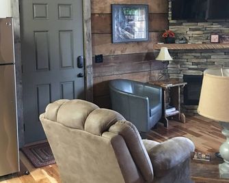 #4 Fall Creek Cabins family friendly 1 mile from Lake Norfork , Mtn. Home Ar. - Mountain Home - Living room