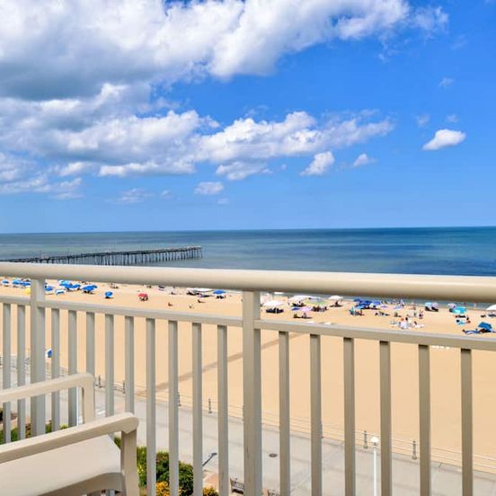 Balcony view of Four Points by Sheraton Virginia Beach Oceanfront