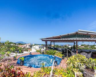 Unusual Artist's Loft with jacuzzi and Roof Terrace - Sosúa - Piscine