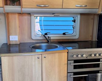 Self-contained luxury caravan in Papanui, short distance from Christchurch city - Christchurch - Kitchen