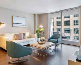 Moderno apartamento en Miami - Miami - Living room