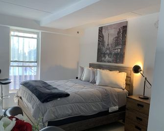 New !! Spacious Ultra Stylish 1450sf 2 Br 2 Ba Condo Historic Osborne Village - Winnipeg - Bedroom