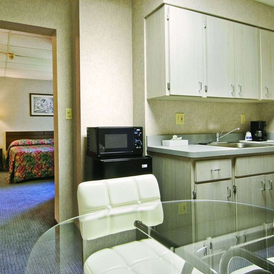 Kitchen view of Travelodge by Wyndham Cleveland Lakewood