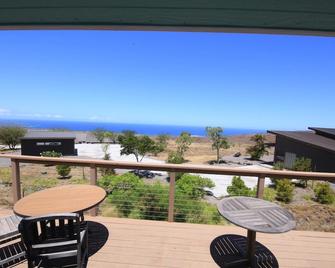 great ocean view with sunset in dry side of Waimea - Kapaau - Balcón
