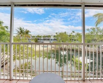 Overlooking Lagoon and Pool-Free Golf Cart-Kayaks - Key Largo - Balcony