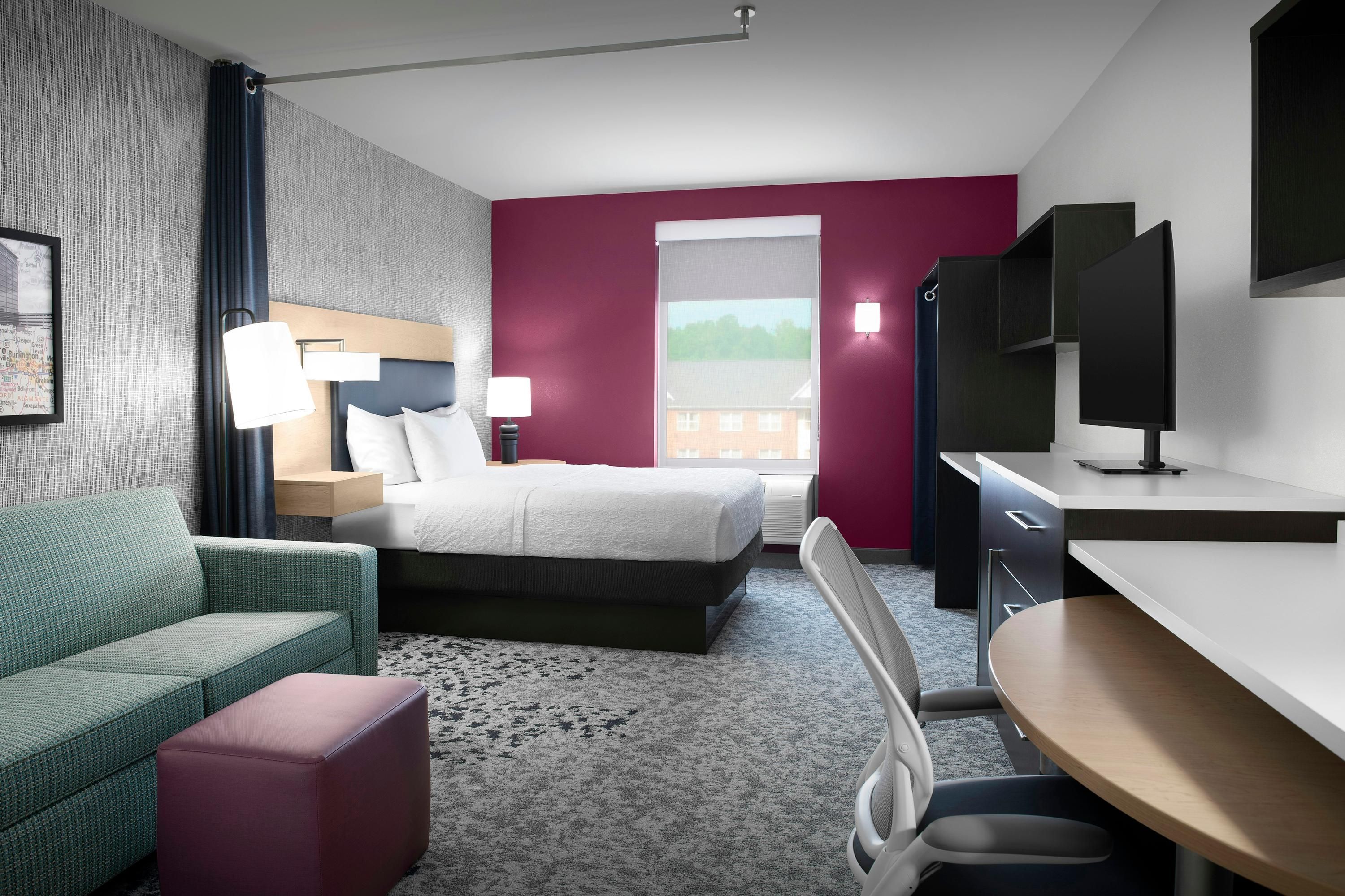 Home2 Suites by Hilton Greensboro Airport - Greensboro - Soveværelse