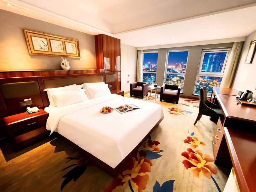 Mingdu Gloria Plaza Hotel Qingdao - צ'ינגדאו - חדר שינה
