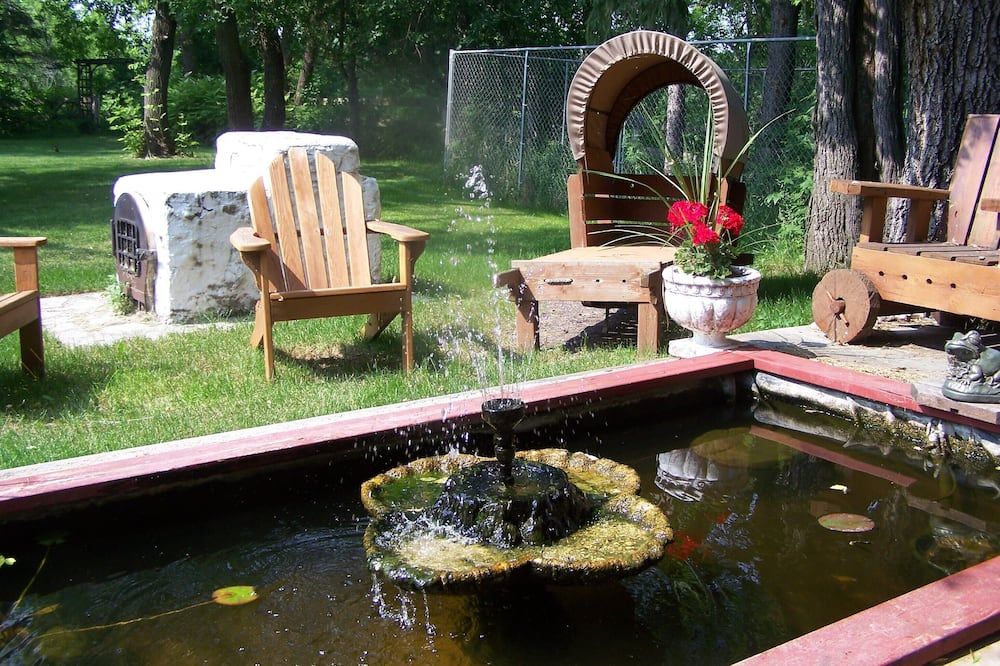 Heritage Red River stone house built by Thomas Bunn in 1862 - Selkirk - Patio