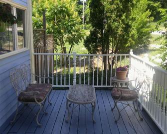 Room #3 at the Historic Port Albert Inn in beautiful Port Albert, Ontario - Goderich - Balcony