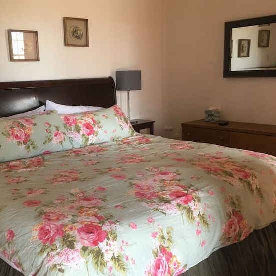 Bedroom view of Room 204: Hibernation Station