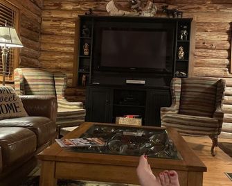 Private Cabin On Greer's Ferry Lake - Clinton - Living room