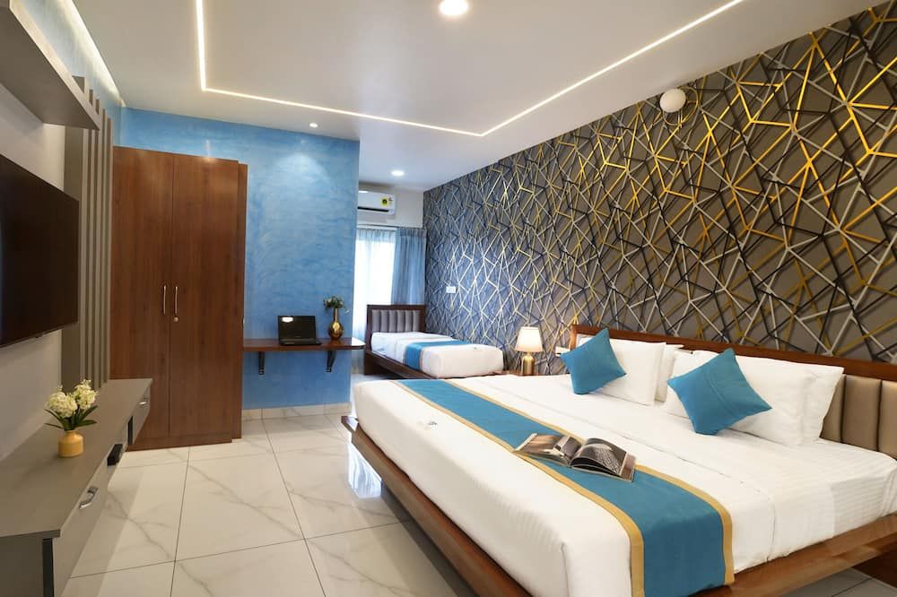 Royal Tusker Luxury Service Apartments - Mysore - Bedroom