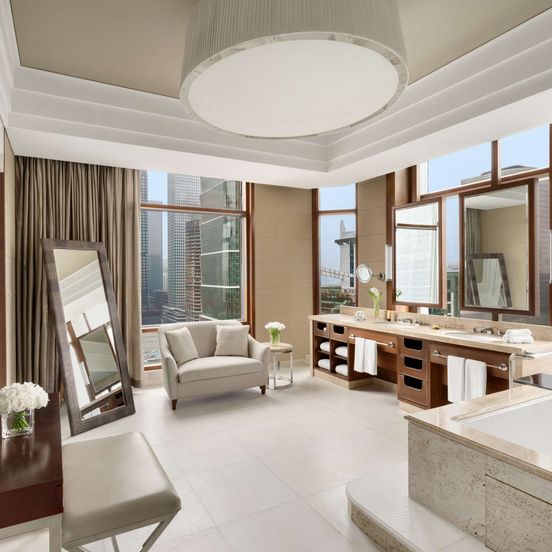 Bathroom view of Kerry Hotel, Beijing