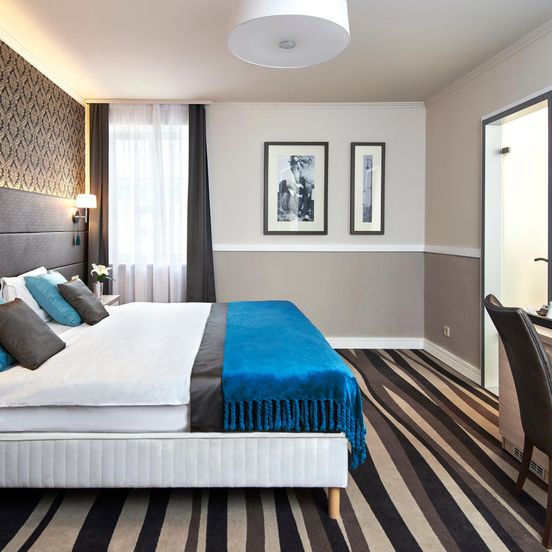 Bedroom view of Hotel Central Basilica